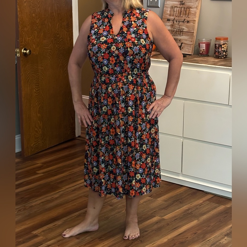 Floral Sleeveless Dress